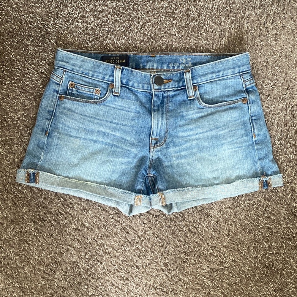 J. Crew light blue denim shorts